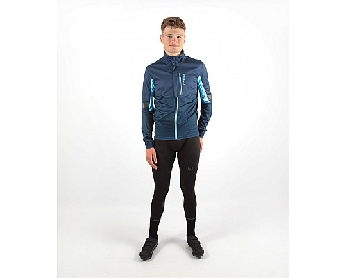 Велосипедна куртка ROGELLI TRANSITION - M - синя