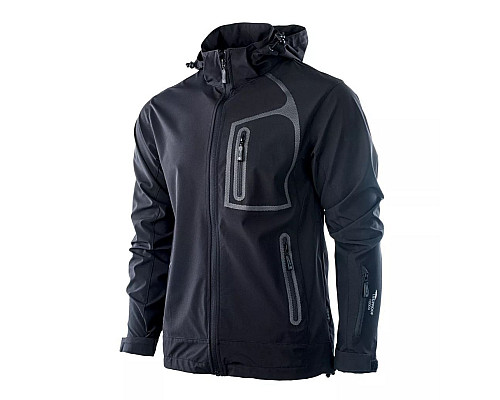 Чоловіча куртка SOFTSHELL HI-TEC NILS - М - чорна