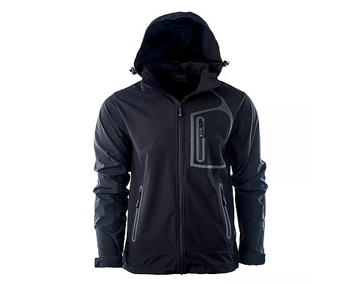 Чоловіча куртка SOFTSHELL HI-TEC NILS - М - чорна