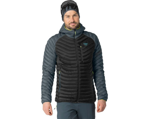 Куртка чоловіча Dynafit RADICAL DWN M HOOD JKT 70914 0721 розмір 48/M - чорно-сіра