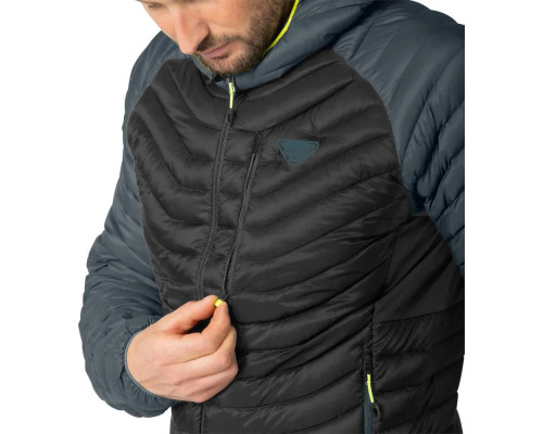 Куртка чоловіча Dynafit RADICAL DWN M HOOD JKT 70914 0721 розмір 48/M - чорно-сіра