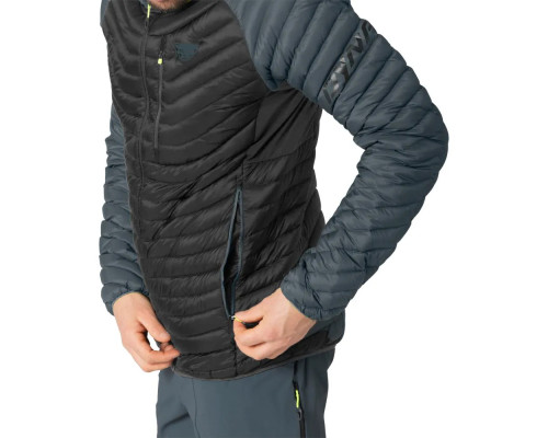Куртка чоловіча Dynafit RADICAL DWN M HOOD JKT 70914 0721 розмір 48/M - чорно-сіра