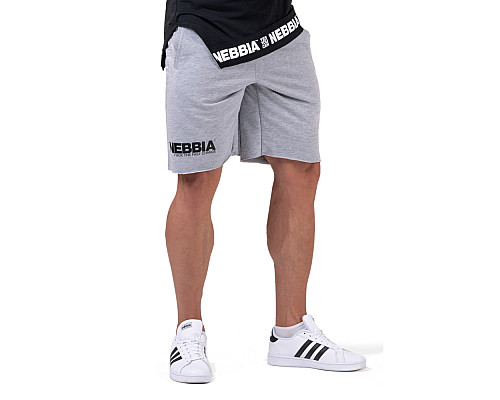 Чоловічі шорти Nebbia Legday Hero 179 - сірий/М