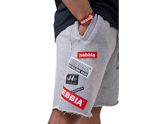 Чоловічі шорти Nebbia Limitless BOYS shorts 178 - сірий/XL