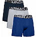 Чоловічі боксерки  Under  Armour Charged Cotton - 3 пари: темно-сині/сірі/яскраво сині/М