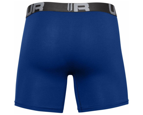 Чоловічі боксерки  Under  Armour Charged Cotton - 3 пари: темно-сині/сірі/яскраво сині/S