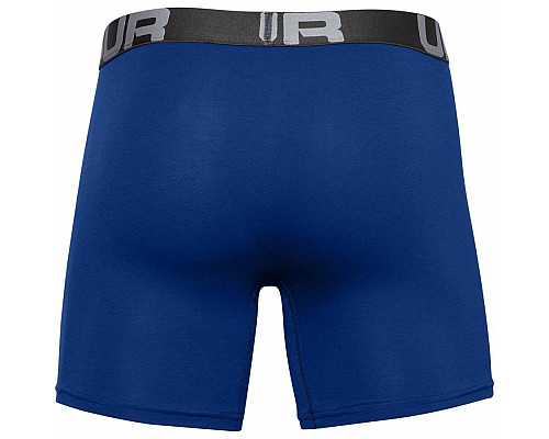 Чоловічі боксерки Under Armour Charged Cotton - 3 пари: темно-сині/сірі/яскраво сині/L