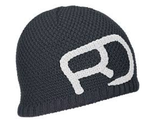 Шапка ч Ortovox ROCK'N'WOOL BEANIE M black raven - M - чорний