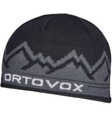 Шапка Ortovox PEAK BEANIE black raven - чорний