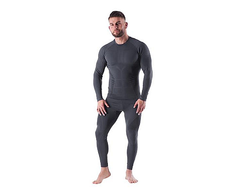 Комплект чоловічої термобілизни 2XL/3XL NILS RAGNAR BTZ0060 сірий
