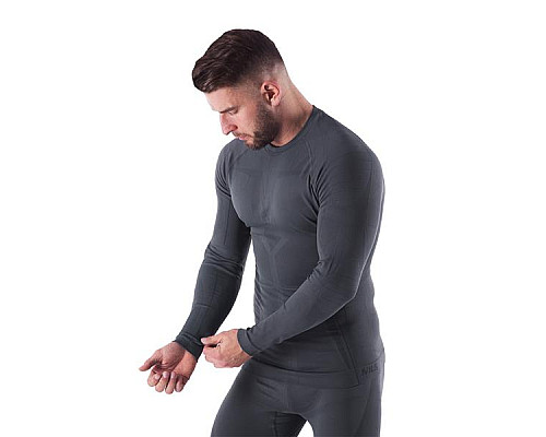 Комплект чоловічої термобілизни 2XL/3XL NILS RAGNAR BTZ0060 сірий