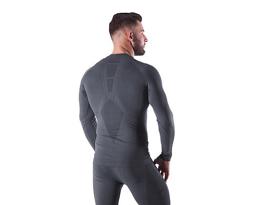 Комплект чоловічої термобілизни 2XL/3XL NILS RAGNAR BTZ0060 сірий