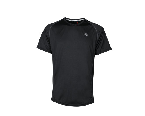 Чоловіча футболка для бігу Newline Base Coolskin Tee - розмір S, чорна