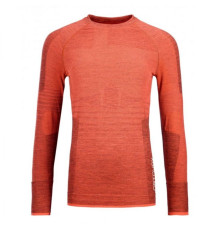 Термофутболка ж Ortovox 230 COMPETITION LONG SLEEVE W coral - XL - червоний