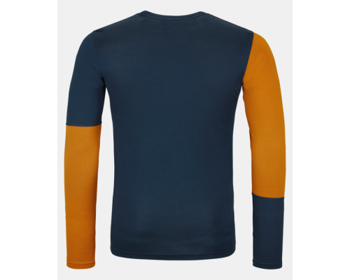 Термофутболка ч Ortovox 185 ROCK'N'WOOL LONG SLEEVE M deep ocean - M - синій