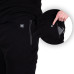 Чоловічі штани з підігрівом W-TEC Insupants - чорний/S