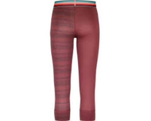 Термоштани ж Ortovox 185 ROCK'N'WOOL LONG PANTS W mountain rose - XS - бордові