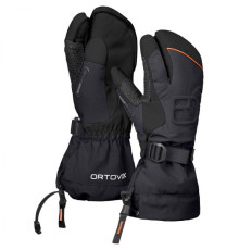 Рукавиці ч Ortovox MERINO FREERIDE 3 FINGER GLOVE M black raven - XS - чорний