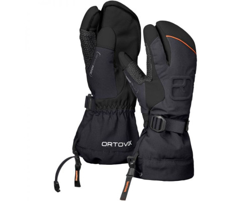 Рукавиці ч Ortovox MERINO FREERIDE 3 FINGER GLOVE M black raven - S - чорний