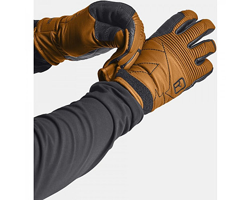 Рукавиці Ortovox FULL LEATHER GLOVE sly fox - XS - коричневі