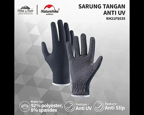 Рукавички спортивні Naturehike NH21FS035 GL09-T XL, темно-сині