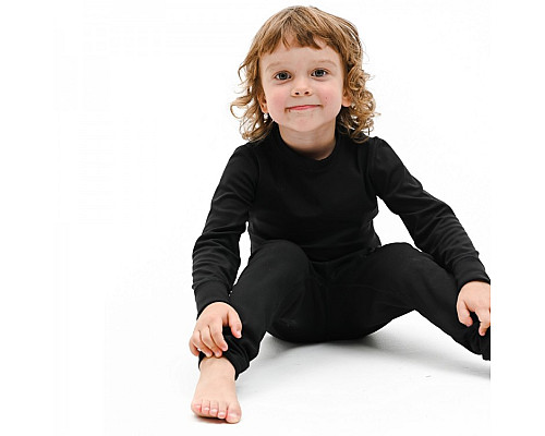 Термофутболка д Turbat Yeti Top Kids anthracite black - 140 - чорний