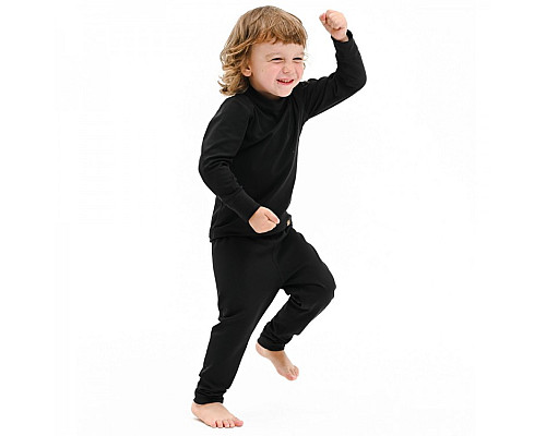 Термофутболка д Turbat Yeti Top Kids anthracite black - 140 - чорний