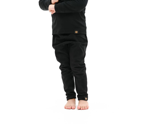 Термоштани д Turbat Yeti Bottom Kids anthracite black - 116 - чорний