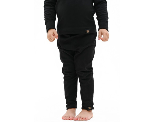 Термоштани д Turbat Yeti Bottom Kids anthracite black - 116 - чорний