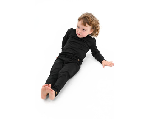 Термоштани д Turbat Yeti Bottom Kids anthracite black - 116 - чорний