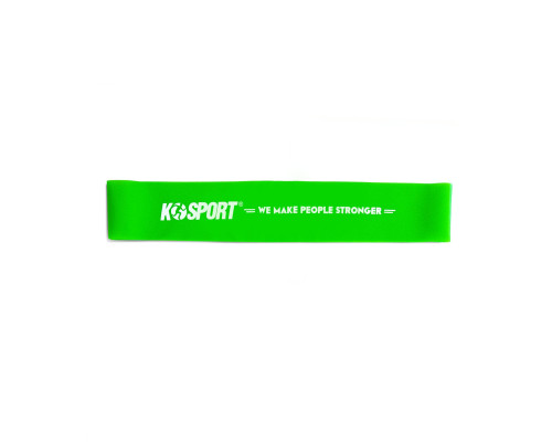 Стрічка для вправ K-Sport Power Band Min зелена