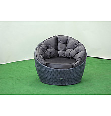 Крісло садове Greengard Корсіка Кс-006, сіре