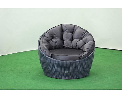 Крісло садове Greengard Корсіка Кс-006, сіре