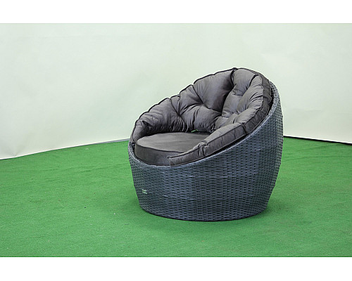 Крісло садове Greengard Корсіка Кс-006, сіре