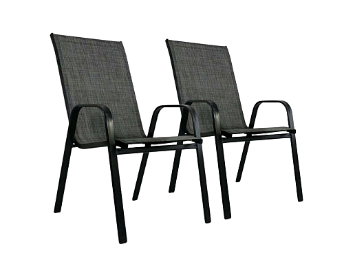 Комплект садових стільців Chomik GARDEN LINE CORTINA сірий