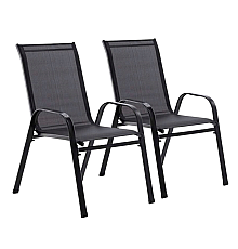 Комплект садових стільців Chomik GARDEN LINE CORTINA чорний