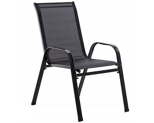 Комплект садових стільців Chomik GARDEN LINE CORTINA чорний