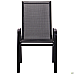 Комплект садових стільців Chomik GARDEN LINE CORTINA чорний