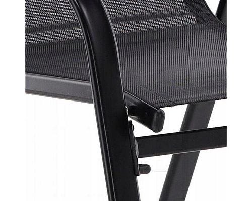 Комплект садових стільців Chomik GARDEN LINE CORTINA чорний