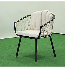 Стілець садовий Greengard Рів’єра СЛ-009-2, білий