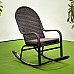 Крісло‑гойдалка Greengard Relax relax-101, коричневе