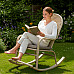 Крісло‑гойдалка Greengard Relax relax-103, бежеве