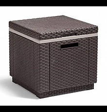 Стіл-холодильник Keter Ice Cube 42 х 42 см, коричневий