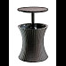 Стіл-холодильник Keter Cool Bar Rattan, коричневий