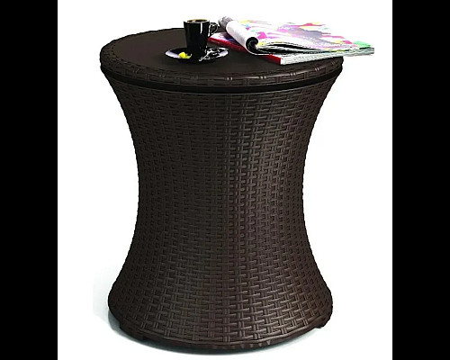 Стіл-холодильник Keter Cool Bar Rattan, коричневий