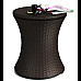 Стіл-холодильник Keter Cool Bar Rattan, коричневий
