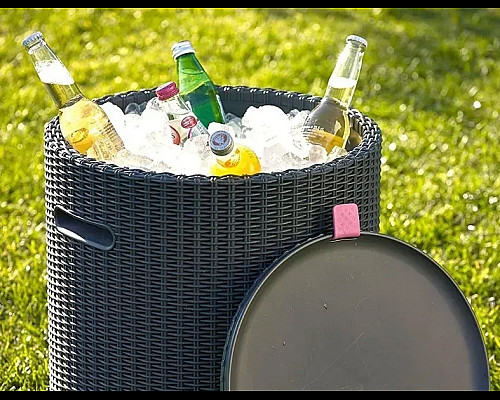 Стіл-холодильник Keter Cool Stool, графіт