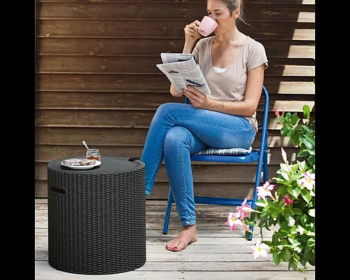 Стіл-холодильник Keter Cool Stool, графіт