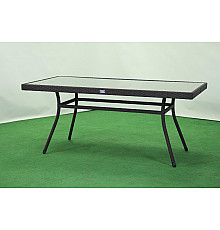 Стіл садовий Greengard Крістал 200 Ст-4.200.90, коричневий