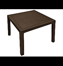 Стіл садовий Keter Melody Quartet 95 x 95 см, коричневий